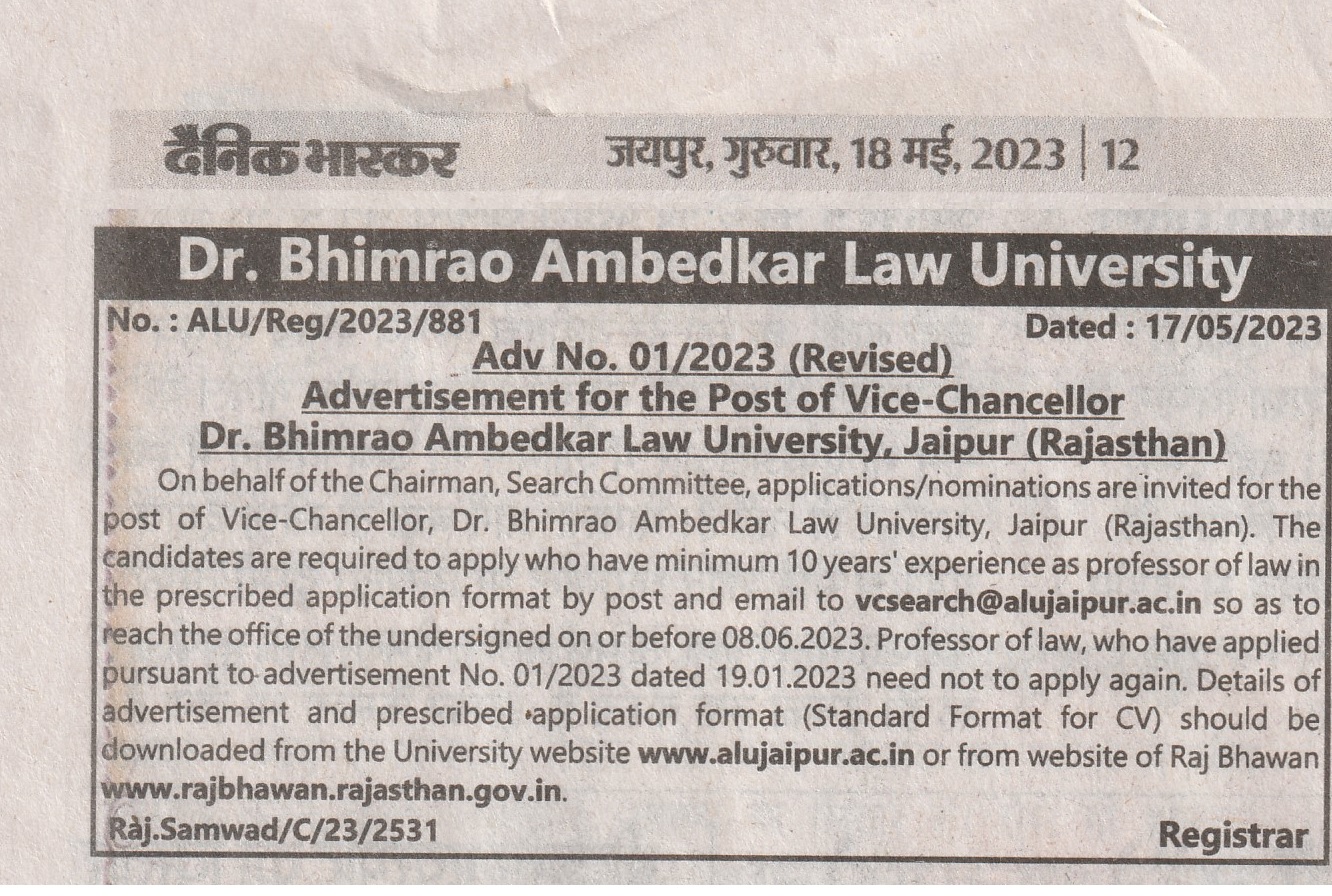 Dr. Bhimrao Ambedkar Law University